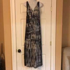 Tie dye maxi dress